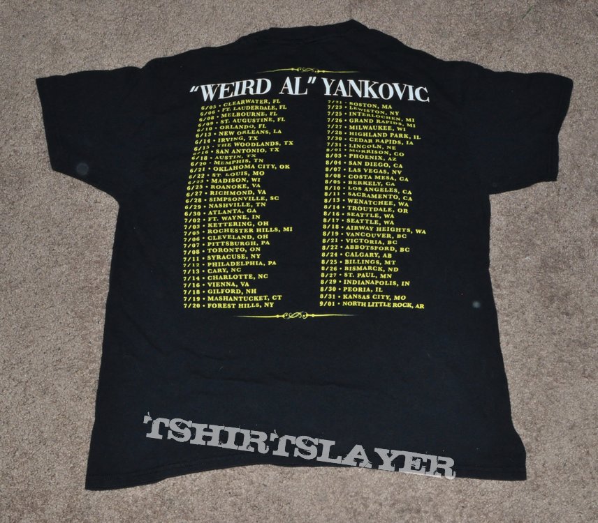 Weird Al Yankovic &quot;Strings Attached&quot; 2019 US Tour Shirt