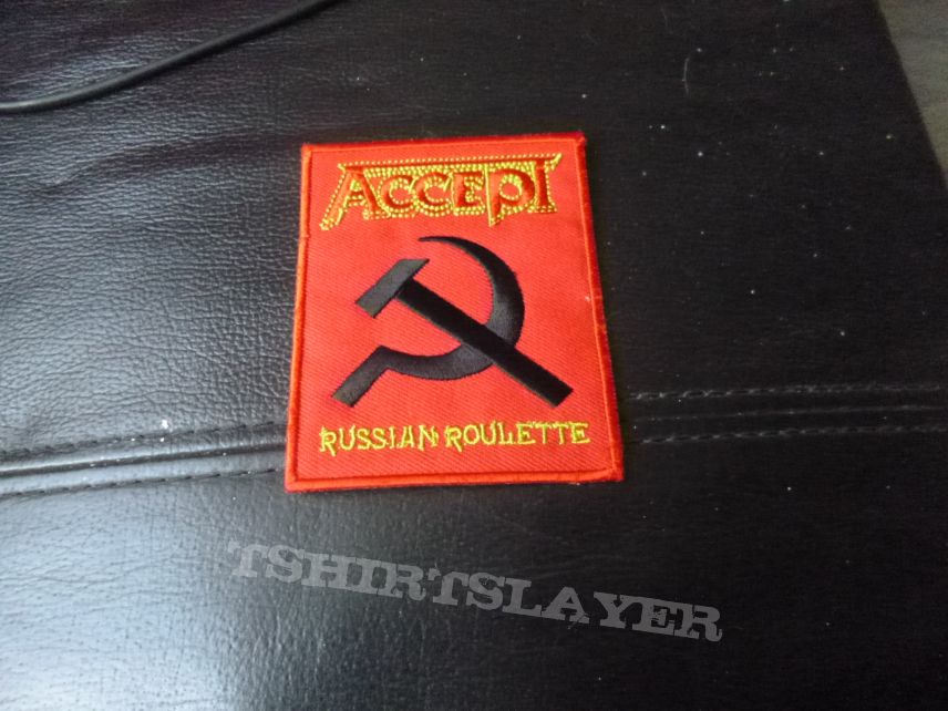 Accept - Russian Roulette - Woven Patch