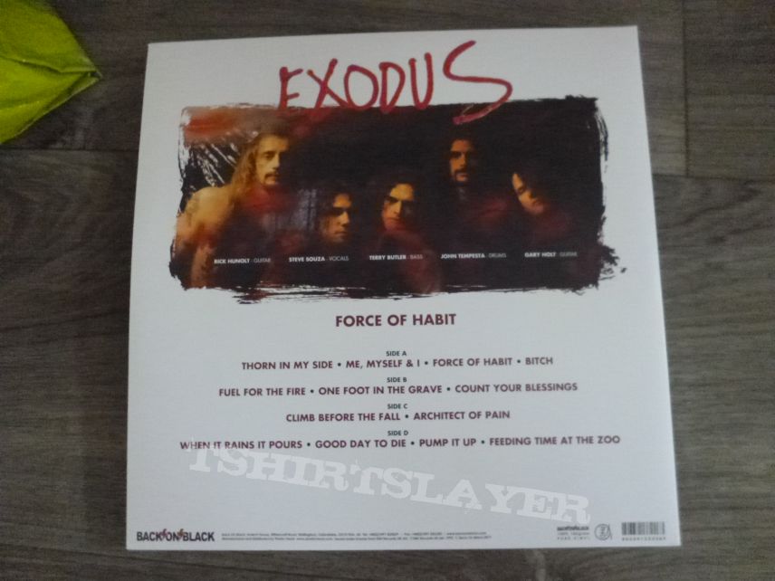 Exodus Force of Habit Vinyl 