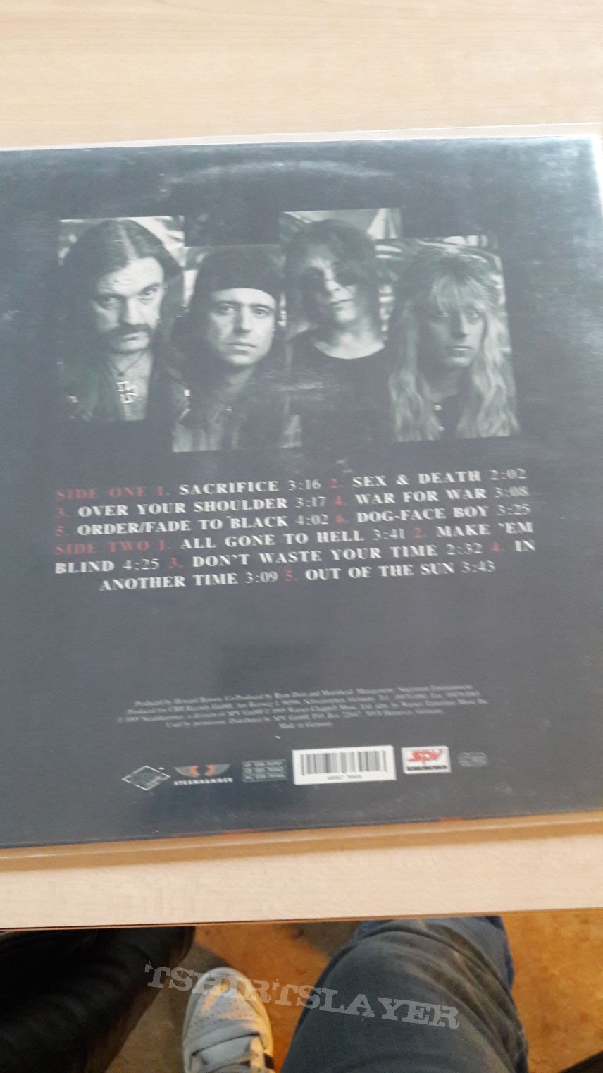 Motörhead Sacrifice Vinyl