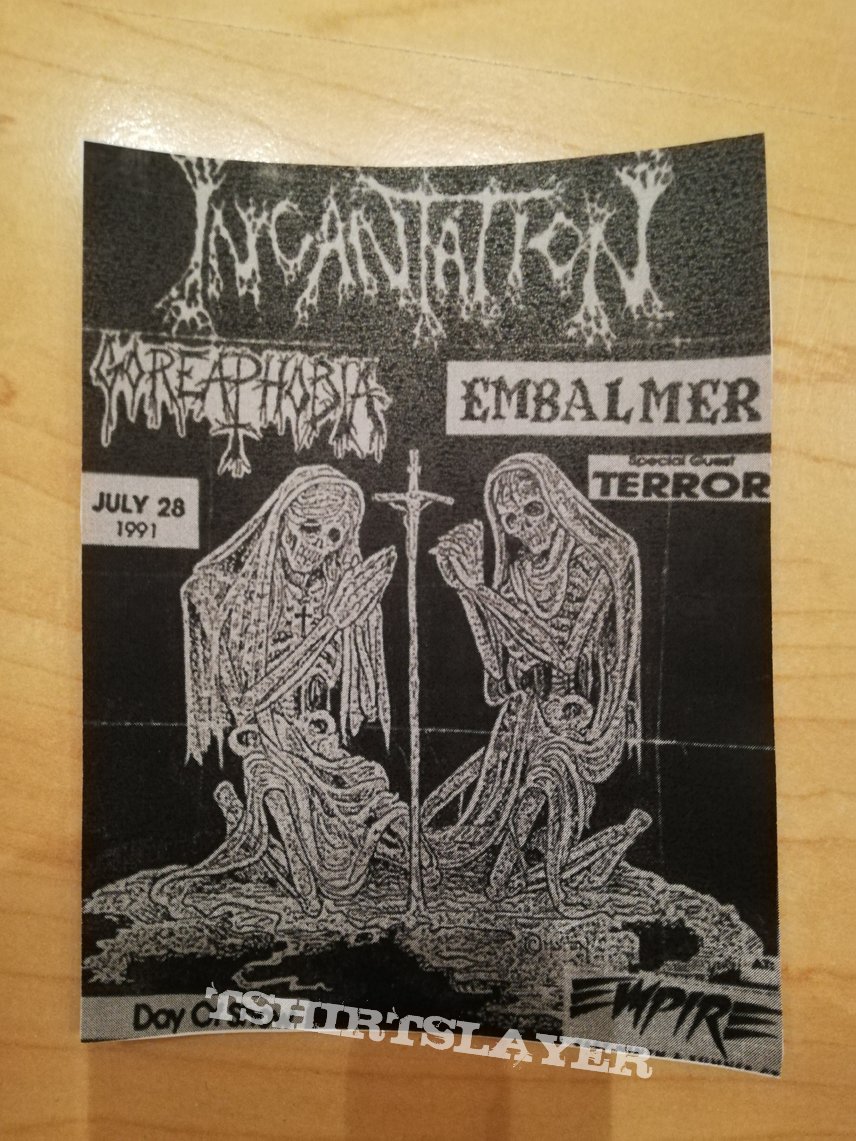 Incantation - concert flyer