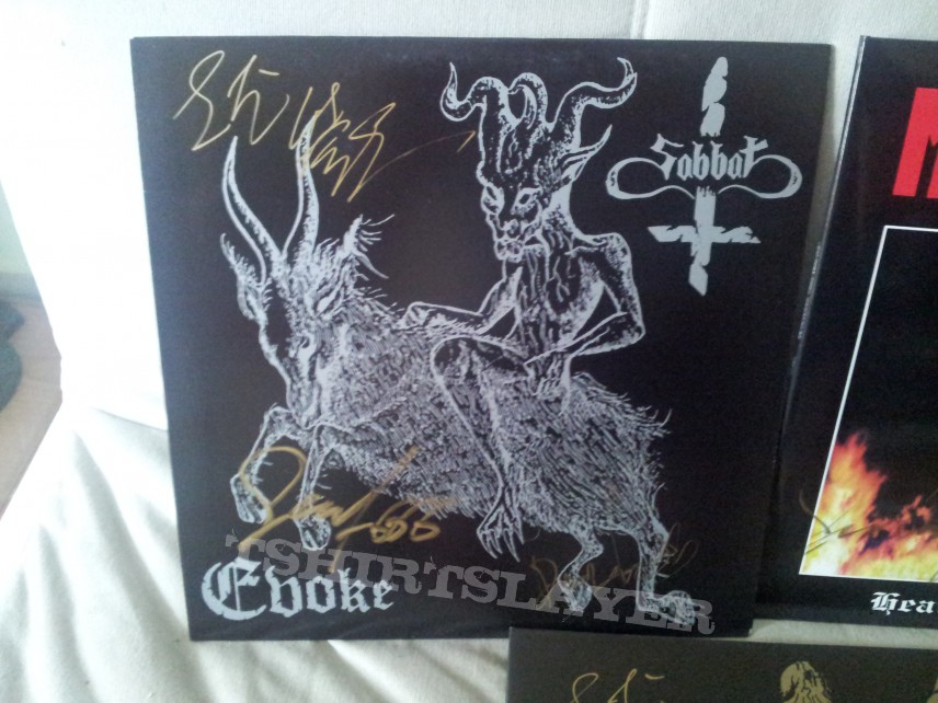 Sabbat &amp; Metalucifer collection (Some are signed)