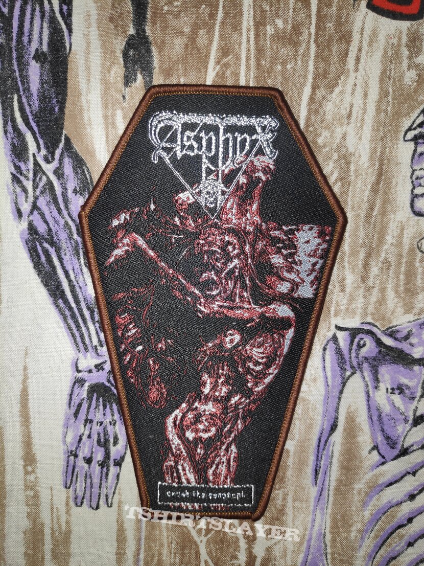 Asphyx - Crush the Cenotaph (Coffin patch) 