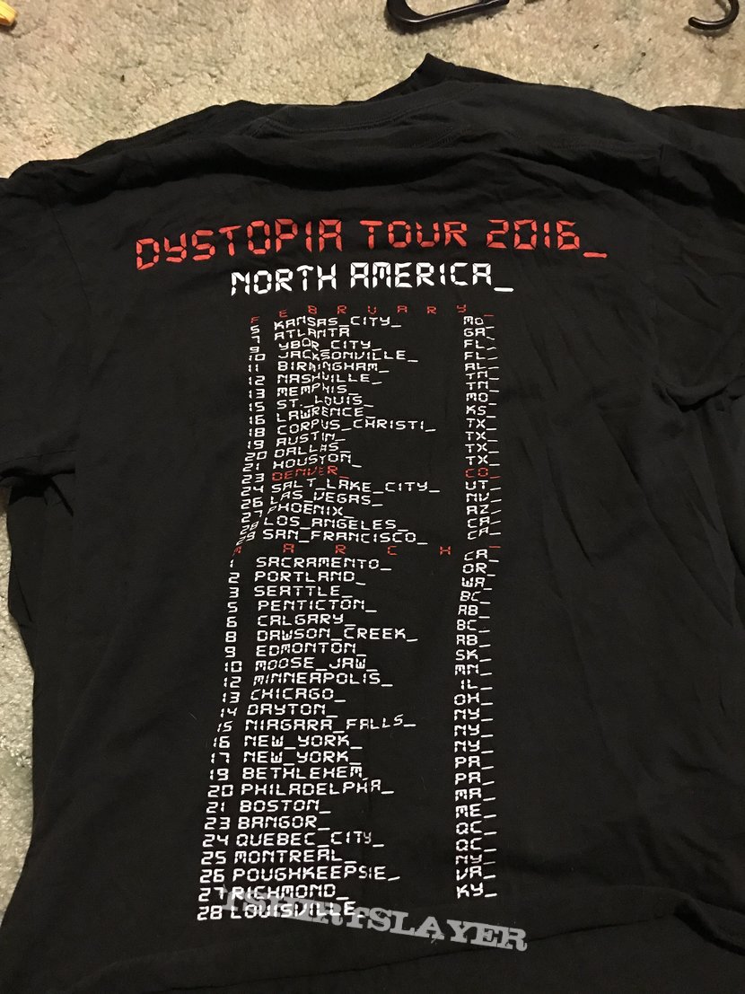 Havok dystopia tour shirt