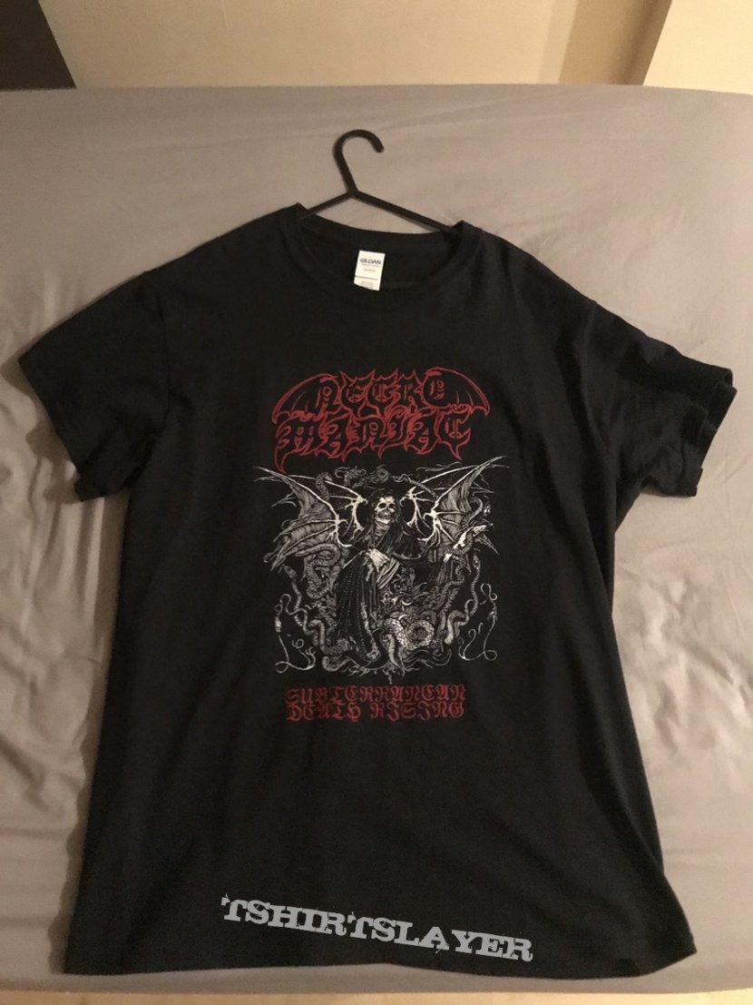 Necromaniac - Subterranean Death Rising / Black / M | TShirtSlayer ...