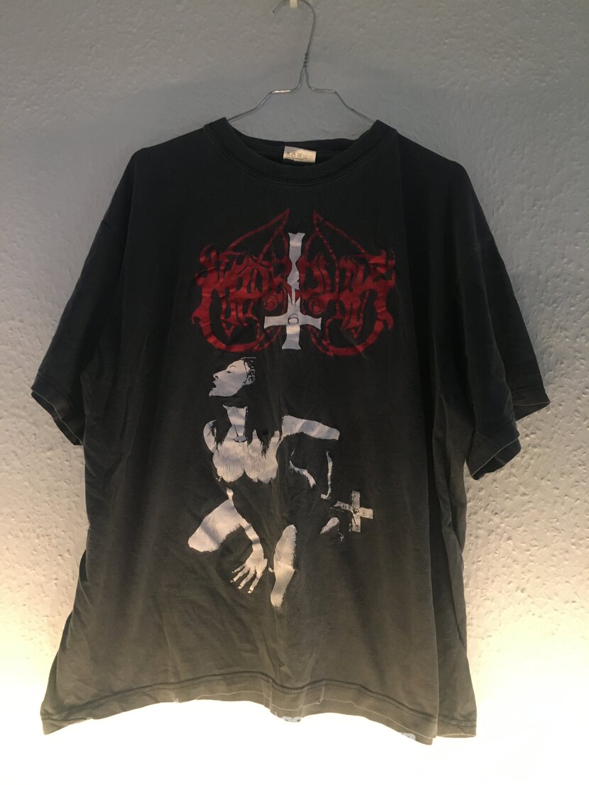 old Marduk Fuck Me Jesus demo shirt