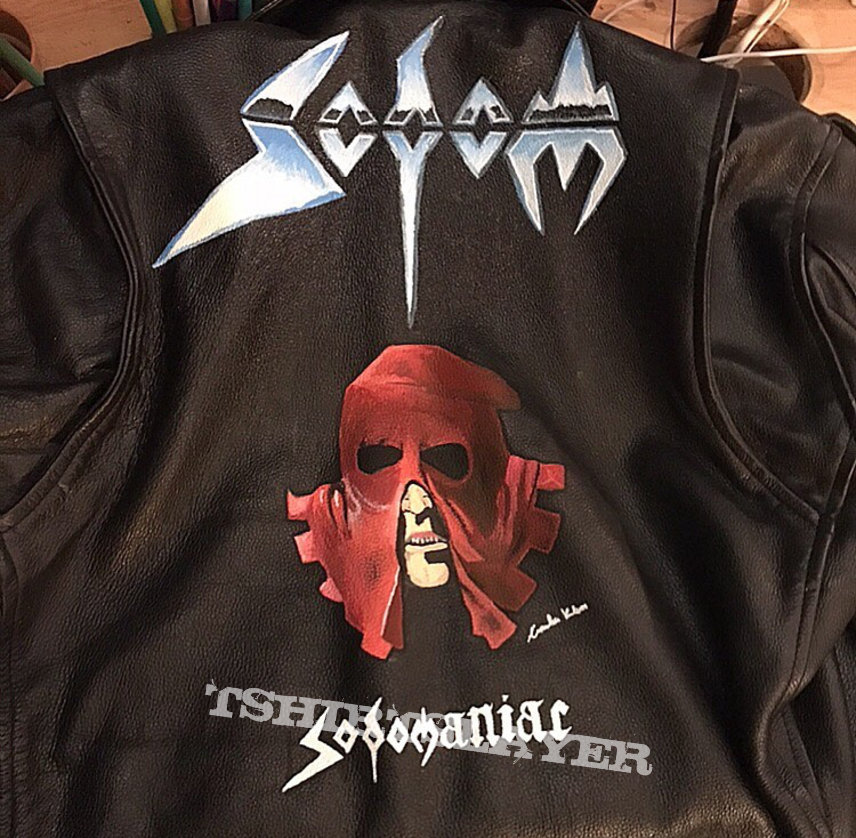 Handpainted Sodom - In The Sign Of Evil leather jacket! 