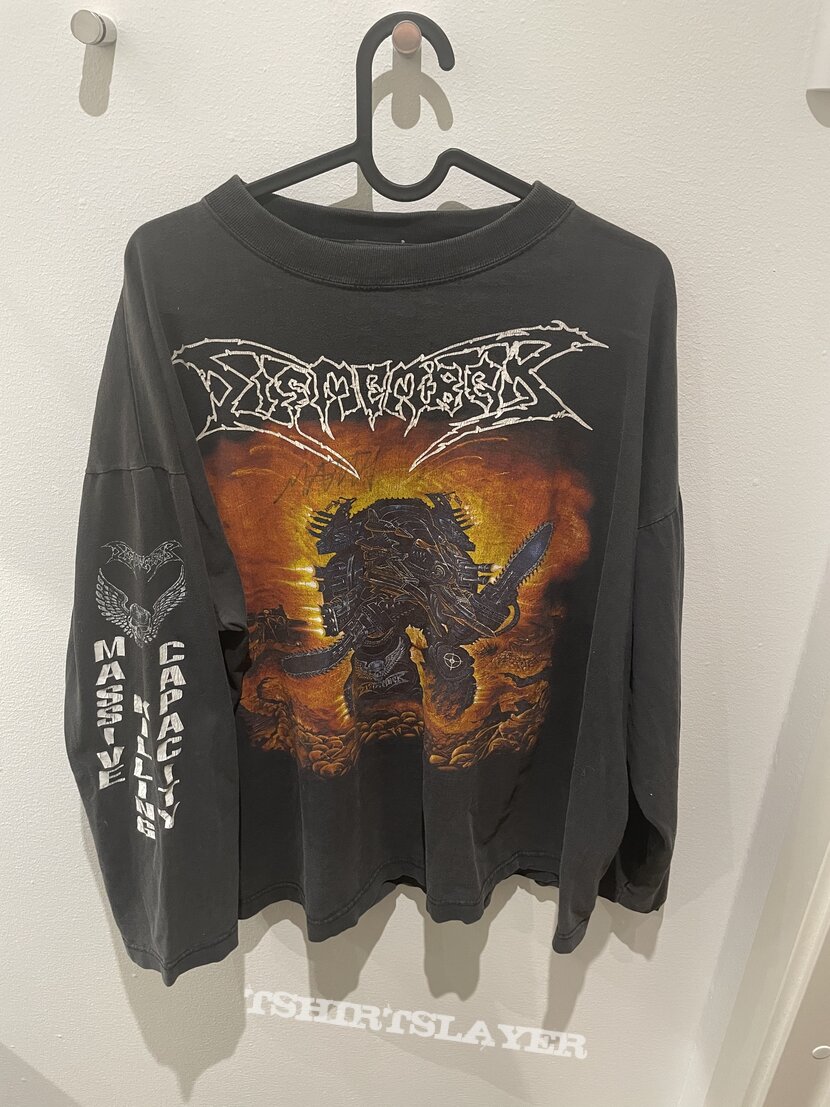 1995 Dismember SIGNED massive Killing Capacity longsleeve