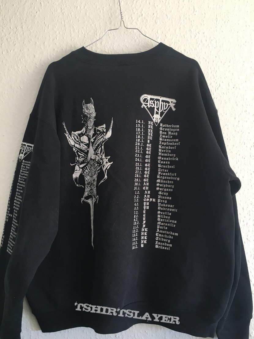 1991 Asphyx tour sweater