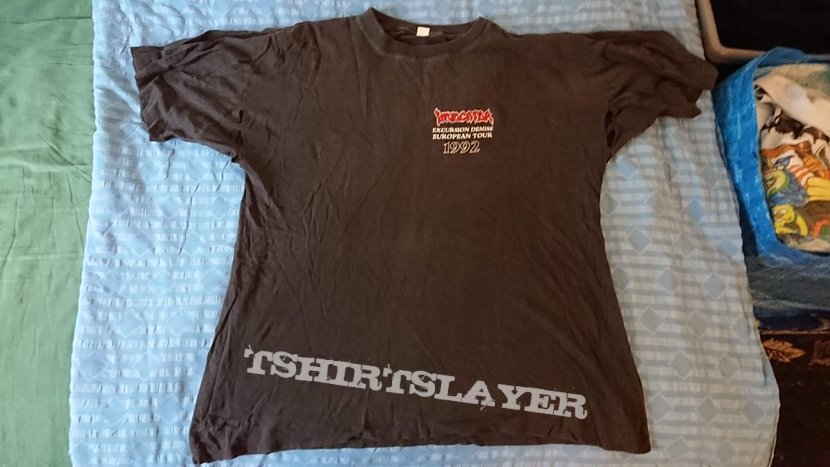 SOLD 1992 Invocator Excursion Demise Tour Shirt!
