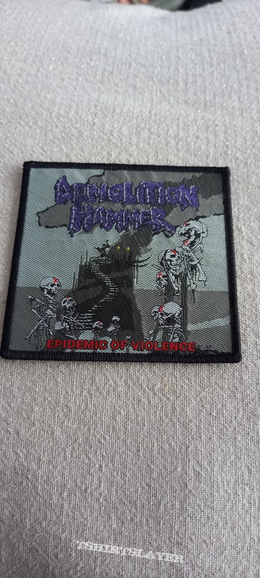 Demolition Hammer - Epidemic Of Violence Woven Patch