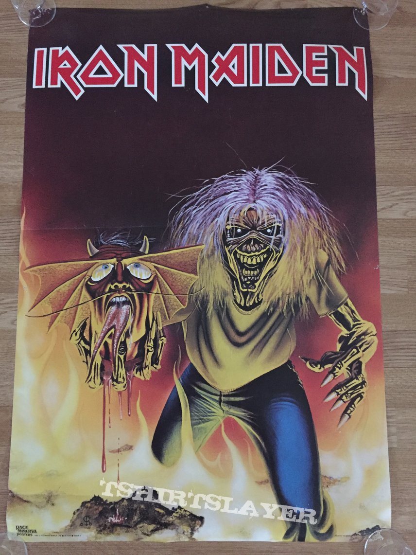 Iron Maiden Pace/Minerva posters 1980-1988 collection