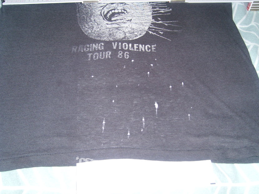 HIRAX Raging Violence Tour 86 shirt