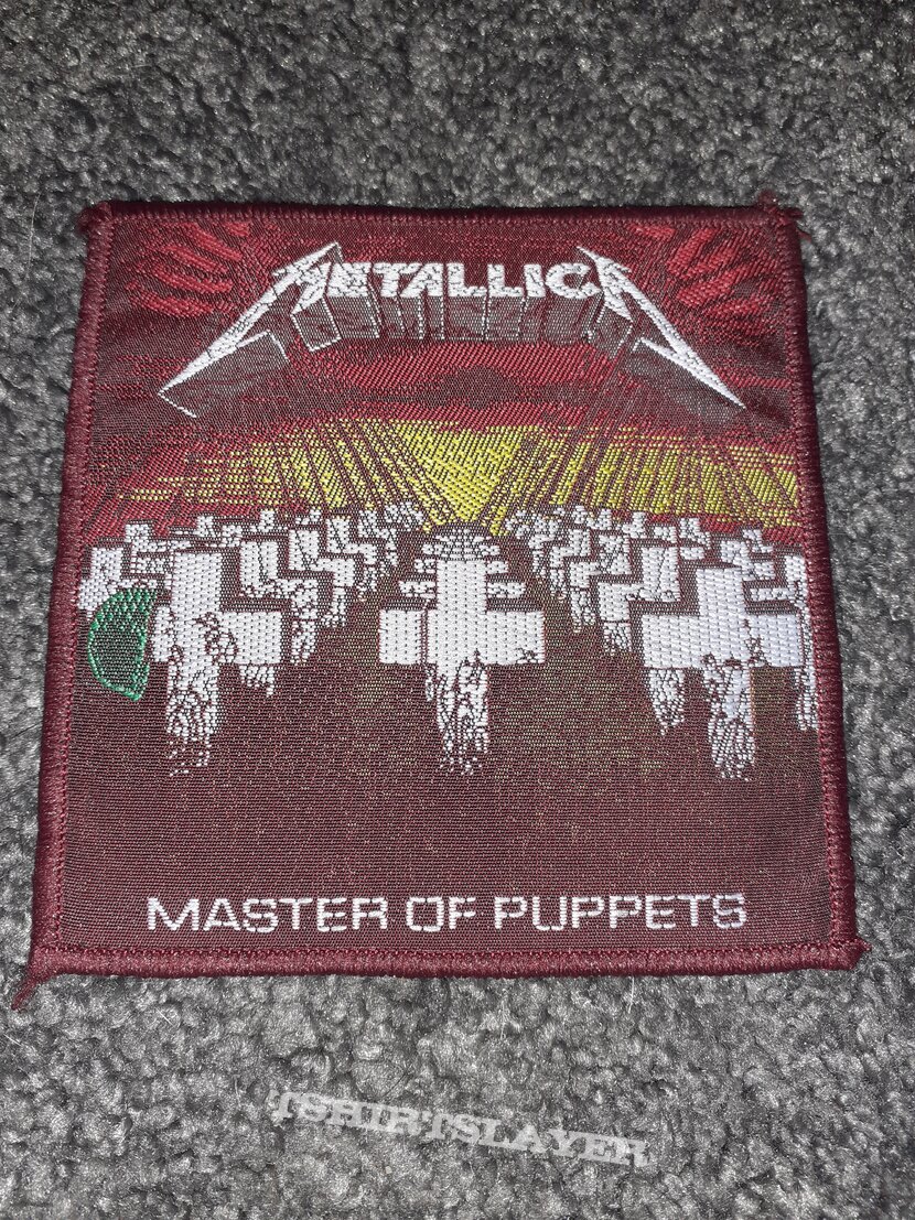 METALLICA Master Of Puppets patch