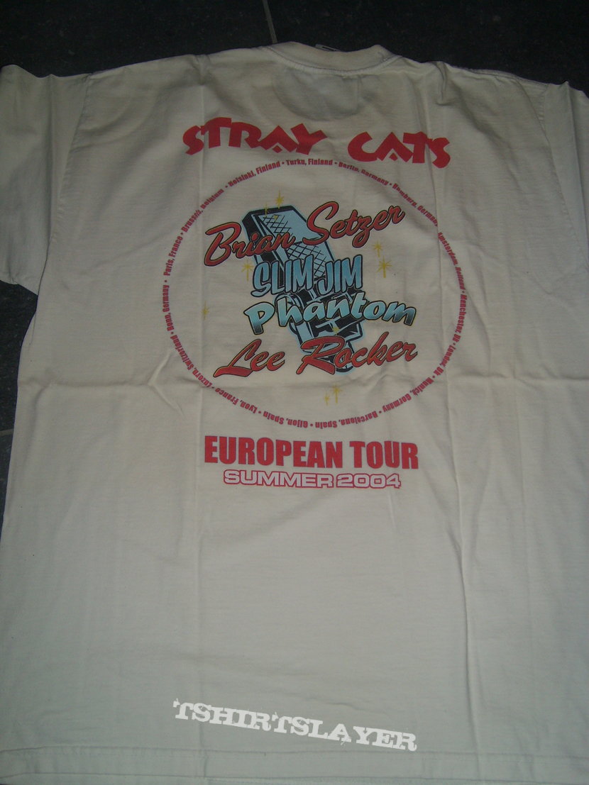 STRAY CATS European Tour Summer 2004 shirt