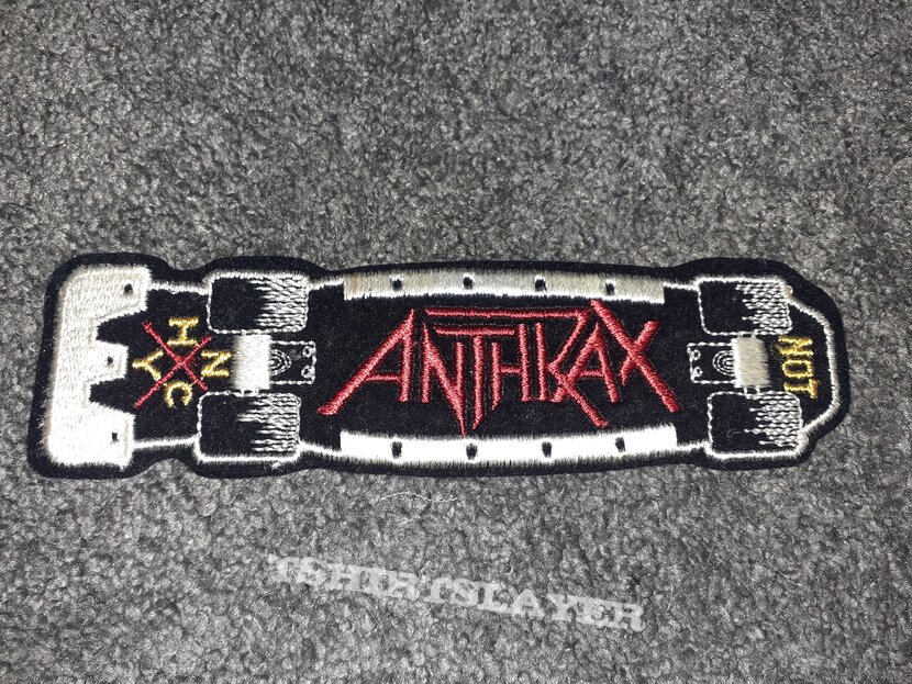 ANTHRAX Skateboard patch