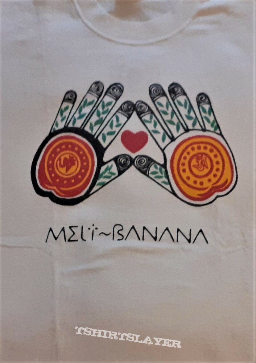 MELT BANANA white &#039;hands&#039; shirt