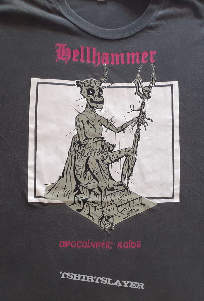 HELLHAMMER the belgian Apocalyptic Raids shirt HELLHAMMER the belgian Apocalyptic Raids shirt