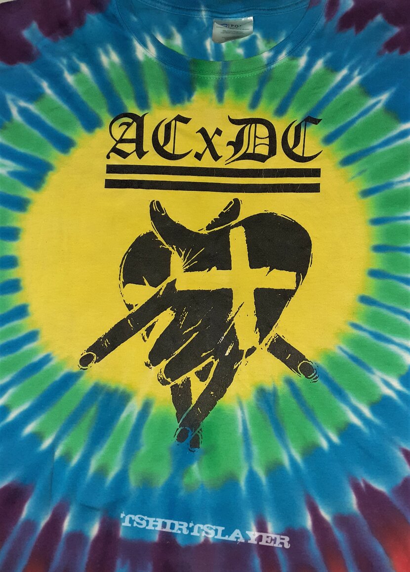 ACxDC Hands Tie Dye shirt