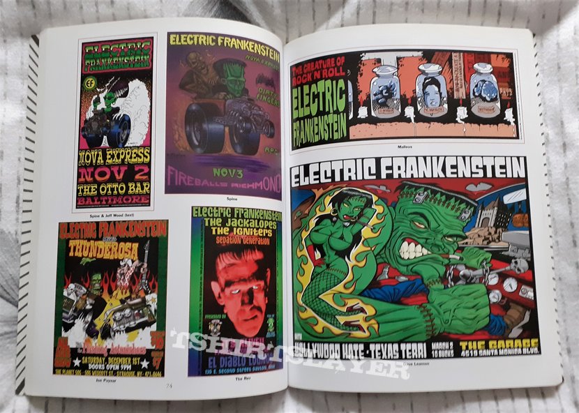 ELECTRIC FRANKENSTEIN Punk Rock &amp; Roll Poster Art Book