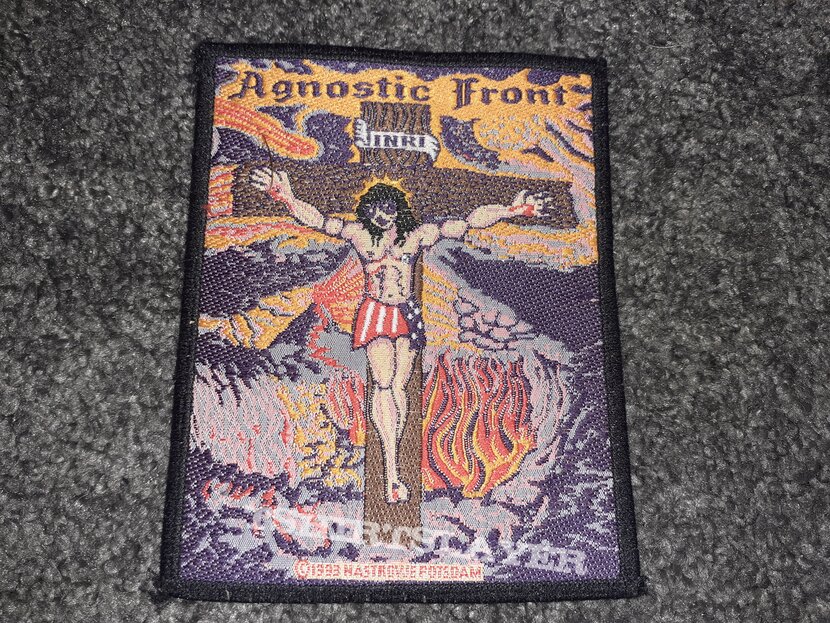 Agnostic Front INRI patch 1993