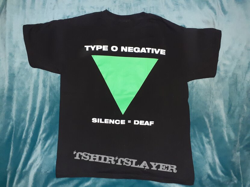 TYPE O NEGATIVE Silence = Deaf shirt