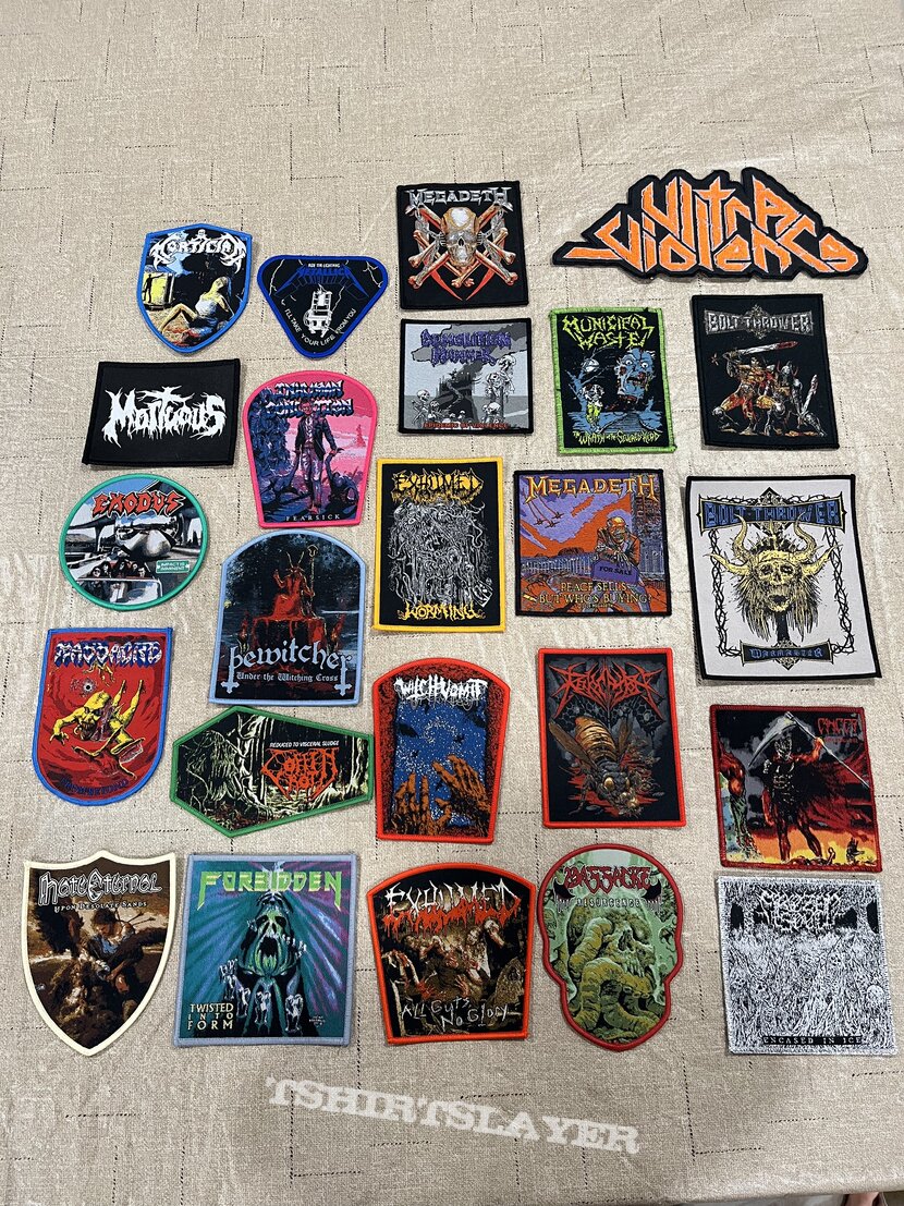 Frozen Soul Clearing out patches from my collection
