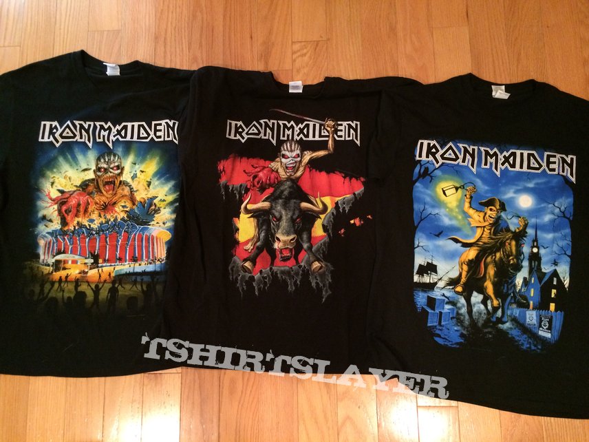 Iron Maiden Book of Souls Tour Shirts