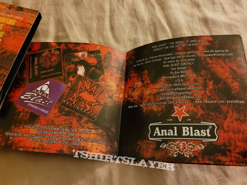 Anal Blast &quot;The Worst Of Anal Blast&quot; CD