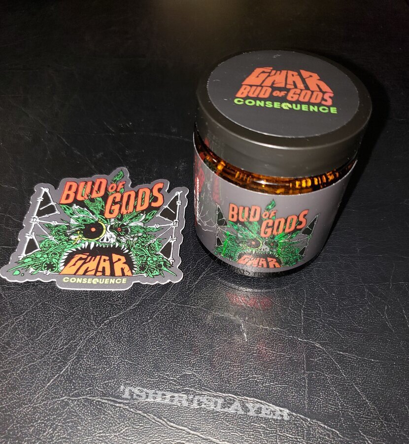 GWAR - Buds Of Gods and sticker 