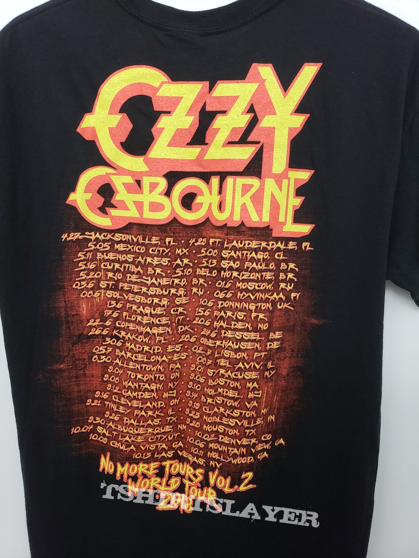 Ozzy Osbourne &quot;No More Tours vol. 2&quot;  2018 Official U.S.Tour Shirt