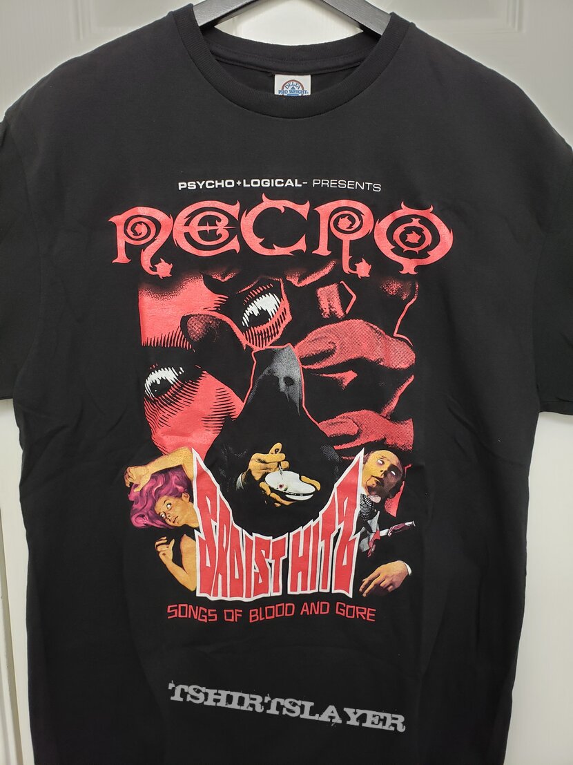Necro "Sadist Hitz" shirt | TShirtSlayer TShirt and BattleJacket Gallery