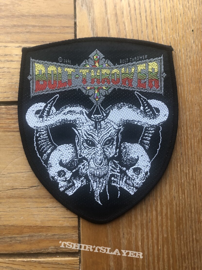 Bolt Thrower Cenotaph shield patch