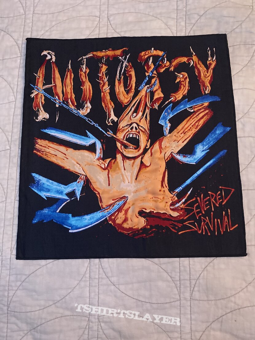 Autopsy Woven Severed Survival Back Patch