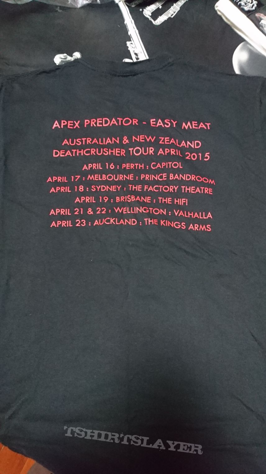 Napalm Death 2015 Australian Tour Shirt