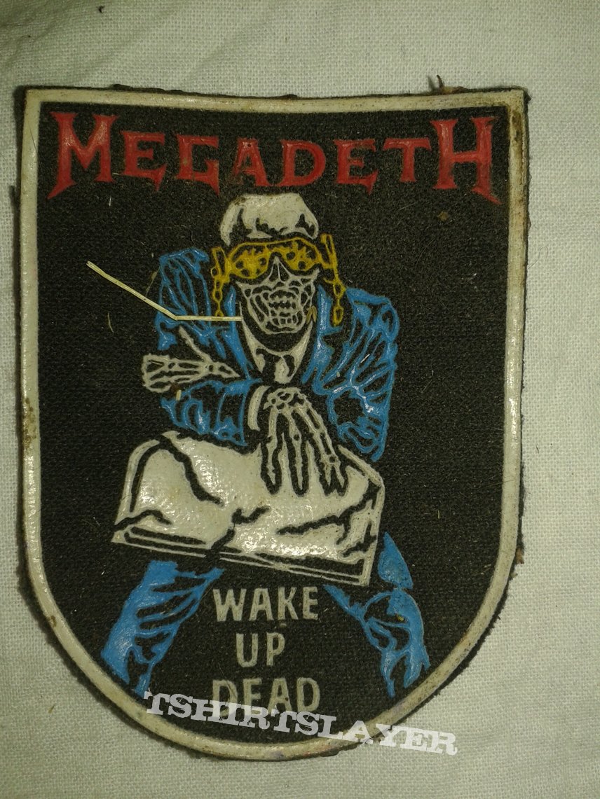 MEGADETH Wake Up Dead old rubber stripe