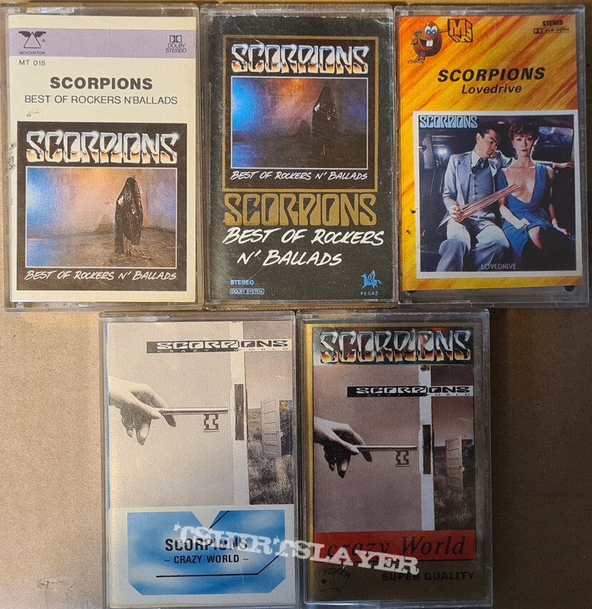 SCORPIONS tapes        