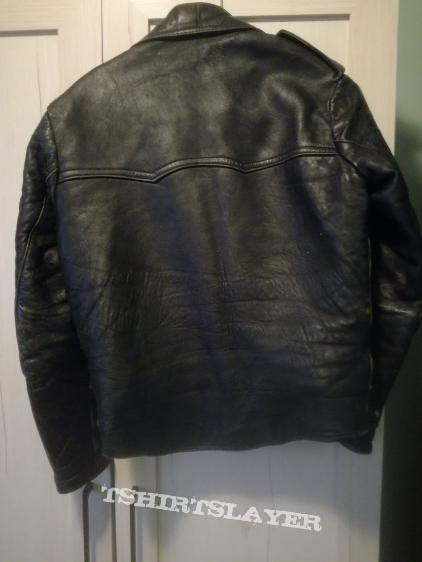 Old leather jacket