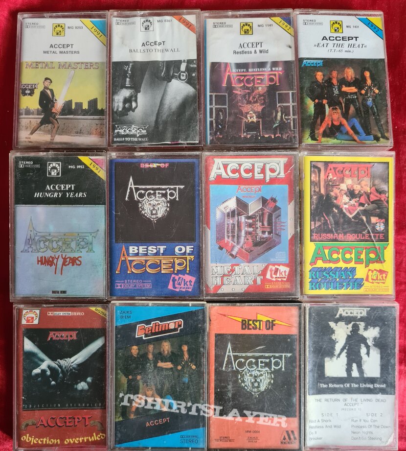 Accept tapes   