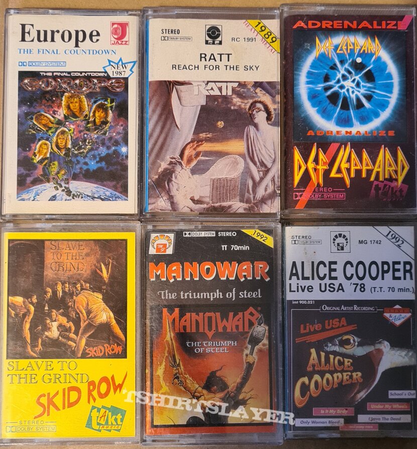Def Leppard Heavy Metal tapes 
