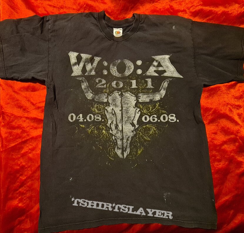 Wacken Open Air Festival - 2011 25 Years Anniversary Edition Official T- Shirt | TShirtSlayer TShirt and BattleJacket Gallery