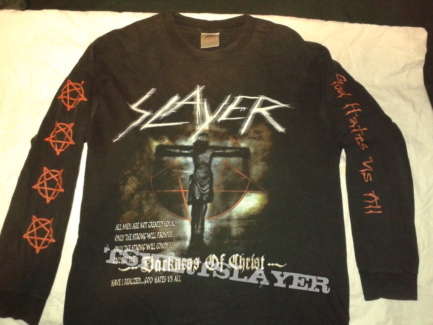 Slayer - God Hates Us All 2002 LS | TShirtSlayer TShirt and BattleJacket  Gallery