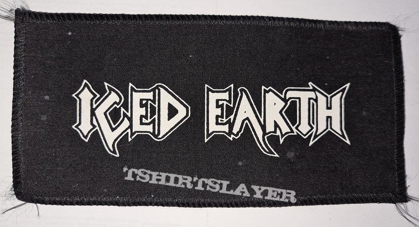 ICED EARTH logo patch   