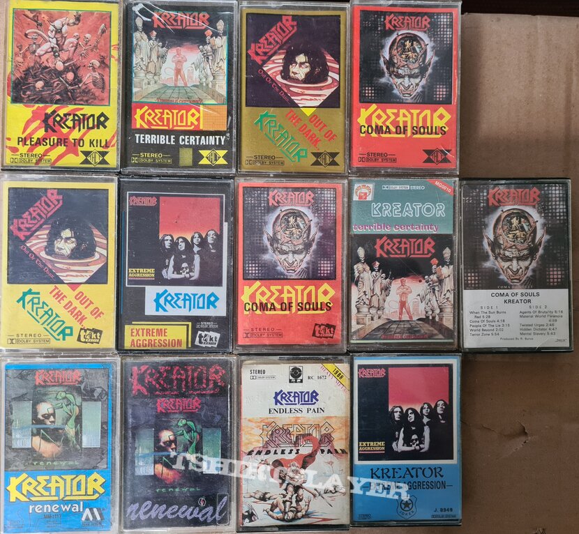 KREATOR tapes         