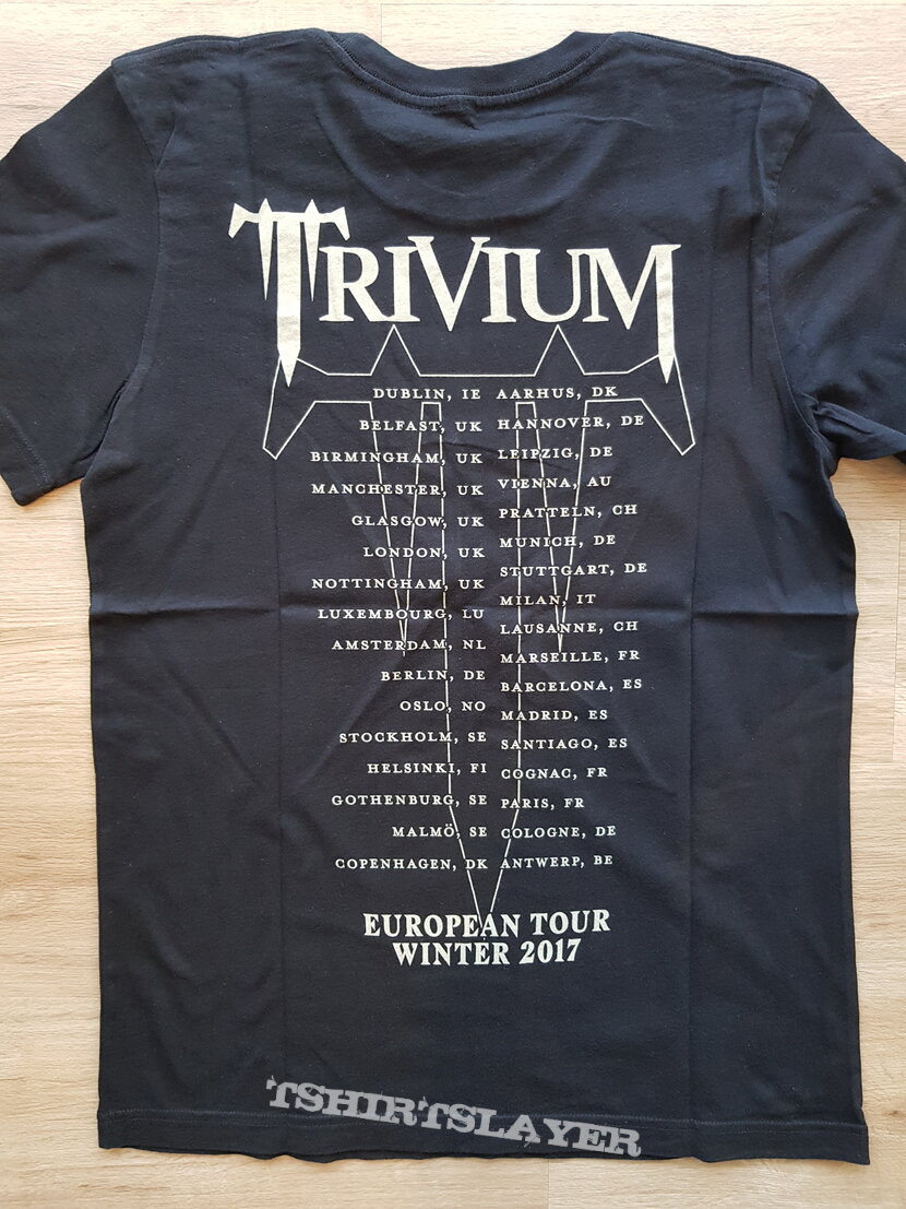 trivium - world shogun division tour 2017 - tshirt