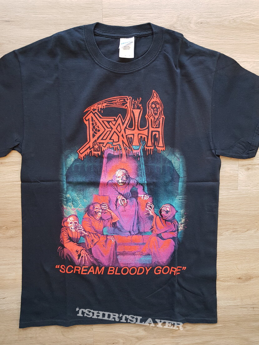 death - screem bloody gore - tshirt