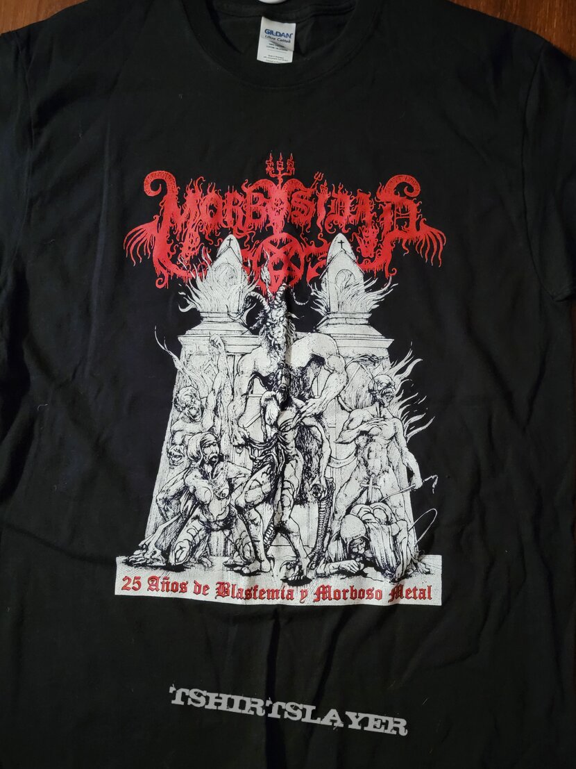 Morbosidad &quot;25 Años De Blasfemia Y Morboso Metal&quot; Official t-shirt 