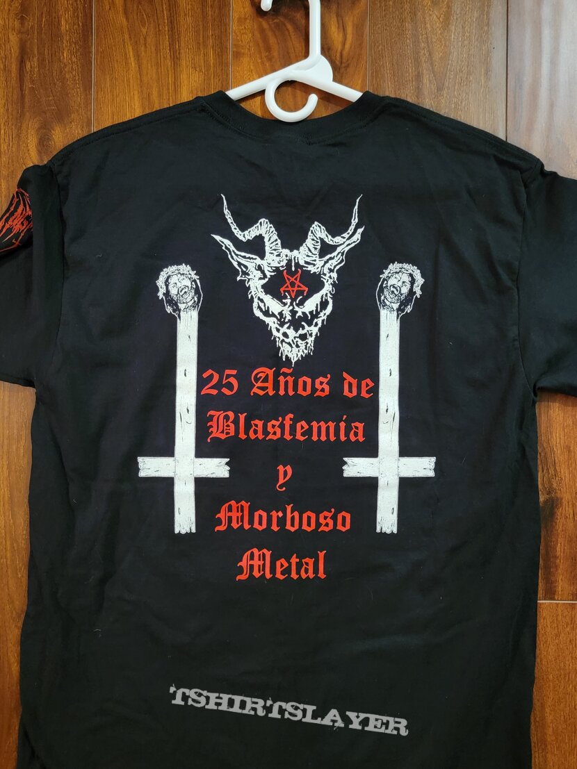 Morbosidad &quot;25 Años De Blasfemia Y Morboso Metal&quot; Official t-shirt 