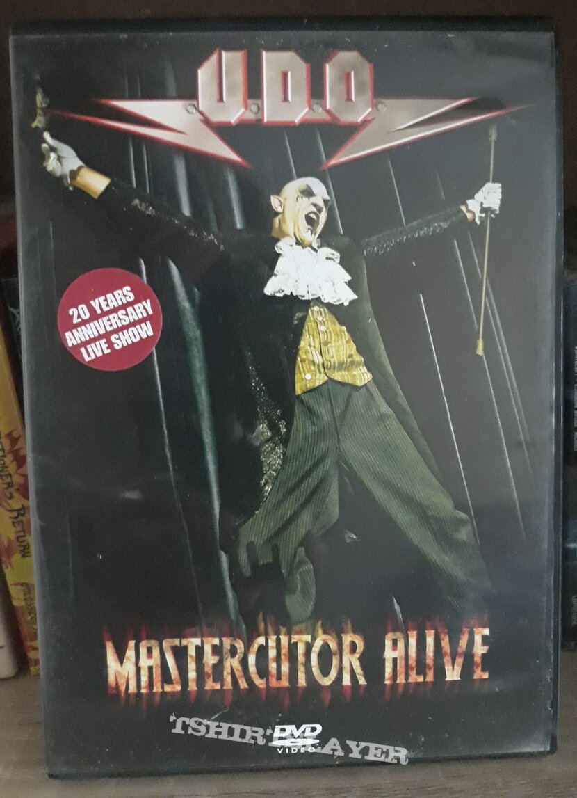 U.D.O - Mastercutor Alive ( DVD ) | TShirtSlayer TShirt and BattleJacket  Gallery