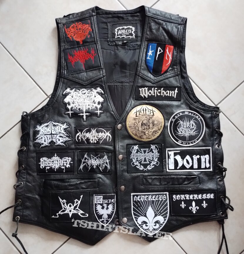 ARCHGOAT Leather Black Metal Jacket 